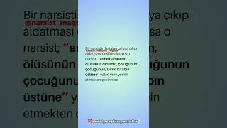 #psikoloji #ilişkiler #narsist #narsizm #shortvideo #aldatma