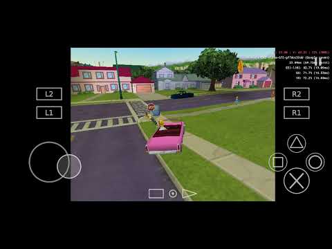 The Simpsons: Hit & Run AetherSX2 Google Pixel 6 Pro