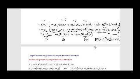 7 3 Complex Numbers in Polar Form part B