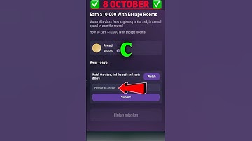 Earn $10,000 With Escape Rooms Tapswap Code#tapswap #crypto