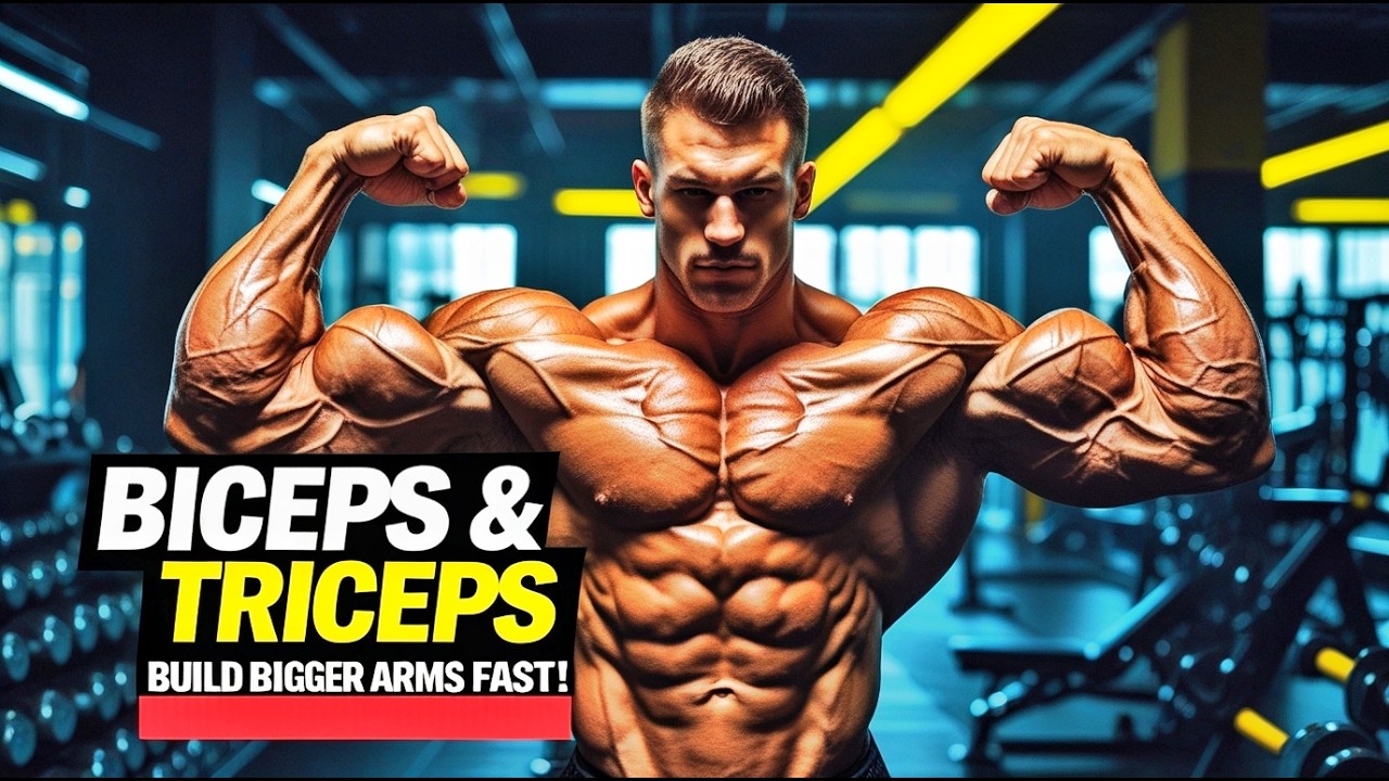 Biceps &amp; Triceps Workout at the Gym | Build Bigger Arms Fast!