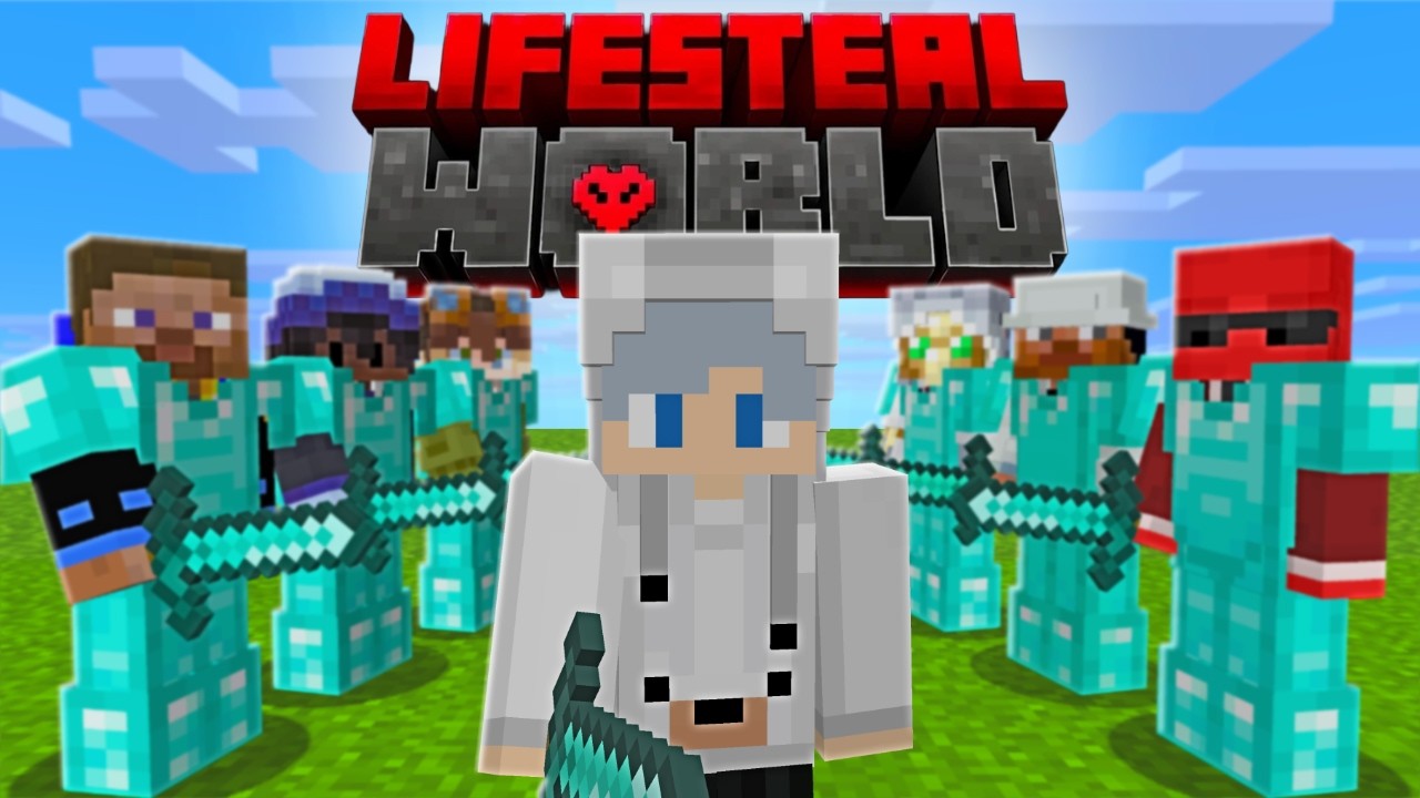 Infume's First Day on Lifesteal World! ft. Saps