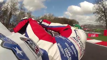 Onboard for a lap of Brands Hatch with Hickman gyro cam