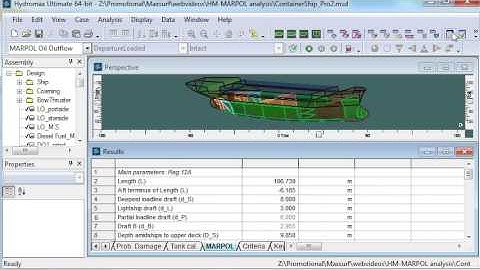 MAXSURF Stability - MARPOL Oil Outflow Analysis