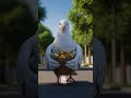 Pigeon planted a money tree for a hungry lady #pigeon #ai #grandmother