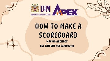 How To Make A Scoreboard