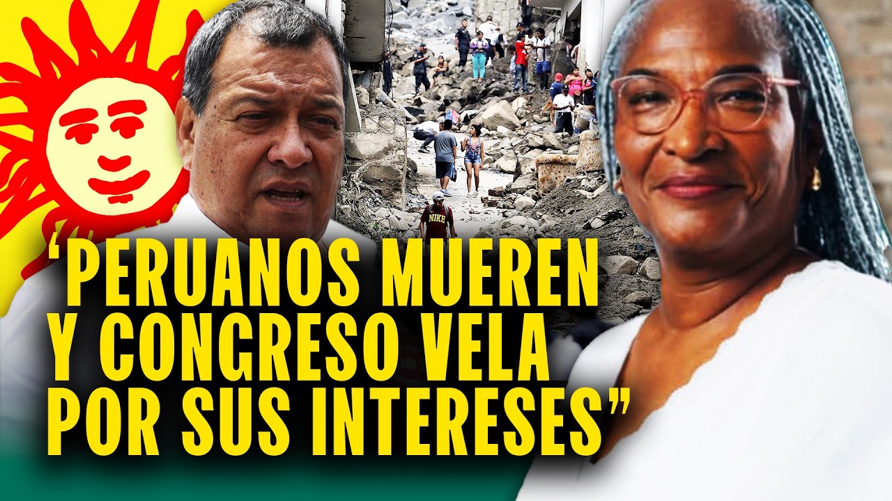 Susana Matute de Buen Gobierno: 'Huaicos matan mientras el Congreso vela por su interés'