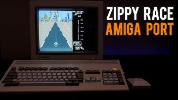 Building Games for Old Retro 1985 Hardware - Zippy Race Amiga Port