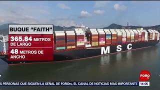 televisa colima - Manzanillo recibe el barco de carga más grande en su historia