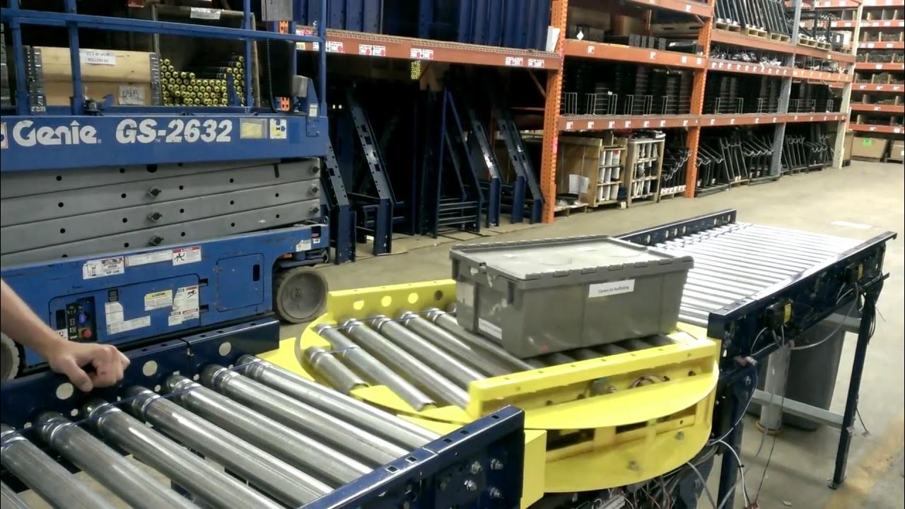 Conveyor 180 Degree Inline Rotation YouTube