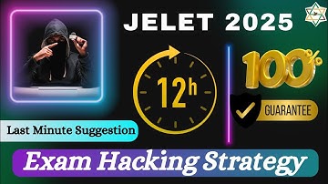 Jelet 2025 Last minute suggestion by Studytec Aacademy