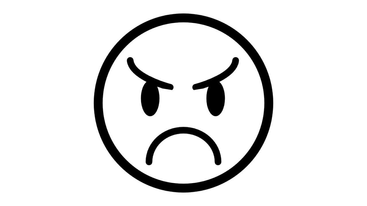 Злой смайл эскиз