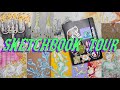 SKETCHBOOK TOUR Big Mixed Media Sketchbook 