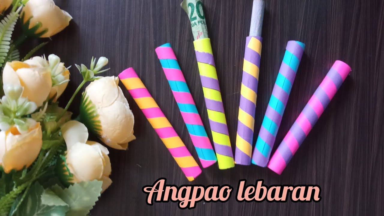 Cara membuat amplop angpao lebaran dari kertas origami / Diy Angpao
