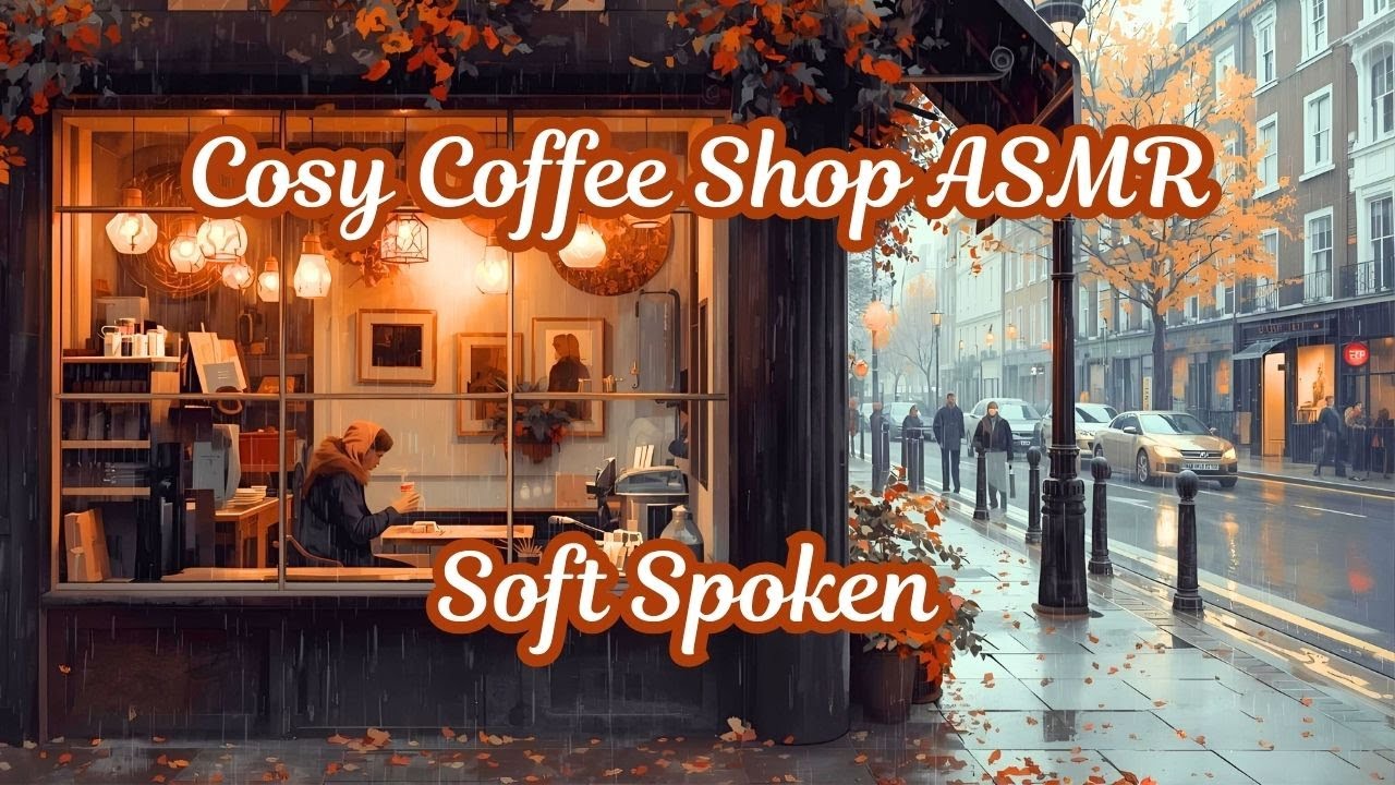 ASMR | Cosy Coffee Shop Roleplay | The October Café | Soft Spoken | Tapping | Ambience