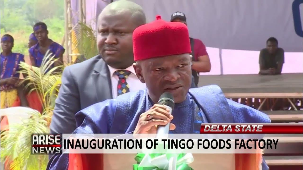 DELTA STATE INAUGURATION OF TINGO FOODS FACTORY YouTube