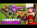 TORRANDO MAIS DE 150 MILHÕES DE RECURSOS EM MEU CV15 NO CLASH OF CLANS!