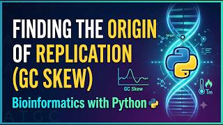 29. Bioinformatics with Python: Finding the Origin of Replication (GC Skew)