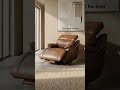 Royaloak Venice Italian Dual Power Leather Incliner 1 Seater