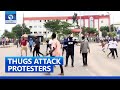 Armed Men Attack #EndSARS Protesters In Benin