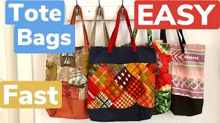 Tote Bag Tutorial - EASY!