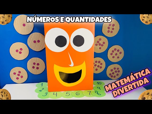 Alimentando o macaco: joguinho que trabalha contagem, reconhecimento de  números e associação de quantidade!!