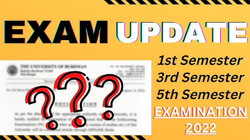 Burdwan University Semester Exam Notice 2022 || Tentative Date || Must Watch