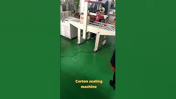 The carton sealing machine packaging machine  #machine #youtube  #factory