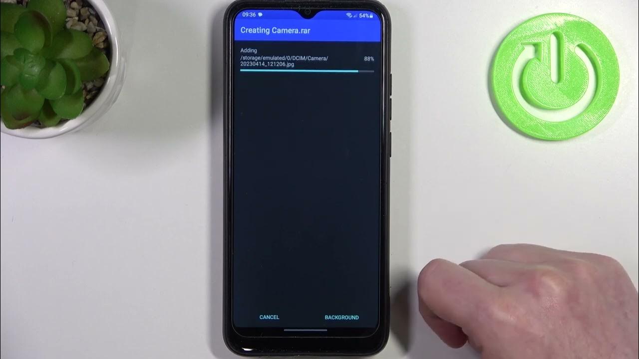How to Pack Files on Samsung Galaxy A03? How to Add Files / Photos
