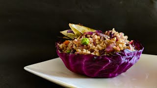 Purple Cabbage Fried Rice