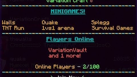 Minecraft Bukkit Plugin - Player Count Message - Holo server list!