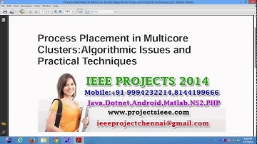 Process Placement in Multicore ClustersAlgorithmic Issues and Practical Techniques