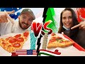 REAL Italian and New York Italian TRY NYC Pizza Together!🤐