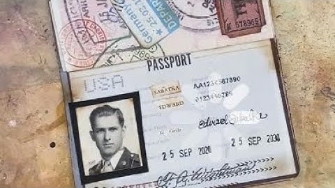 NEW Digital! Let’s Create Vintage Faux Passports! #ko-fi junk journal