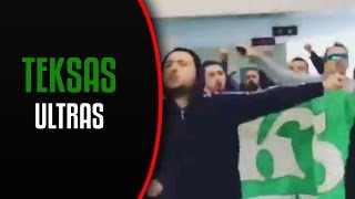 TEKSAS ULTRAS'dan Eskişehir Basket deplasmanına muhteşem giriş!