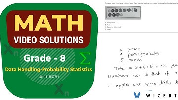 Maths Data Handling-Probability Statistics worksheets for Grade 8 - Set 1612507791