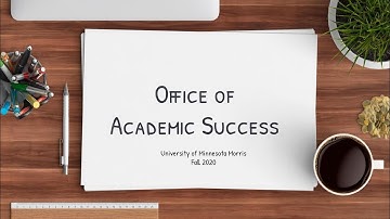 Fall 2020 Office of Academic Success Overview