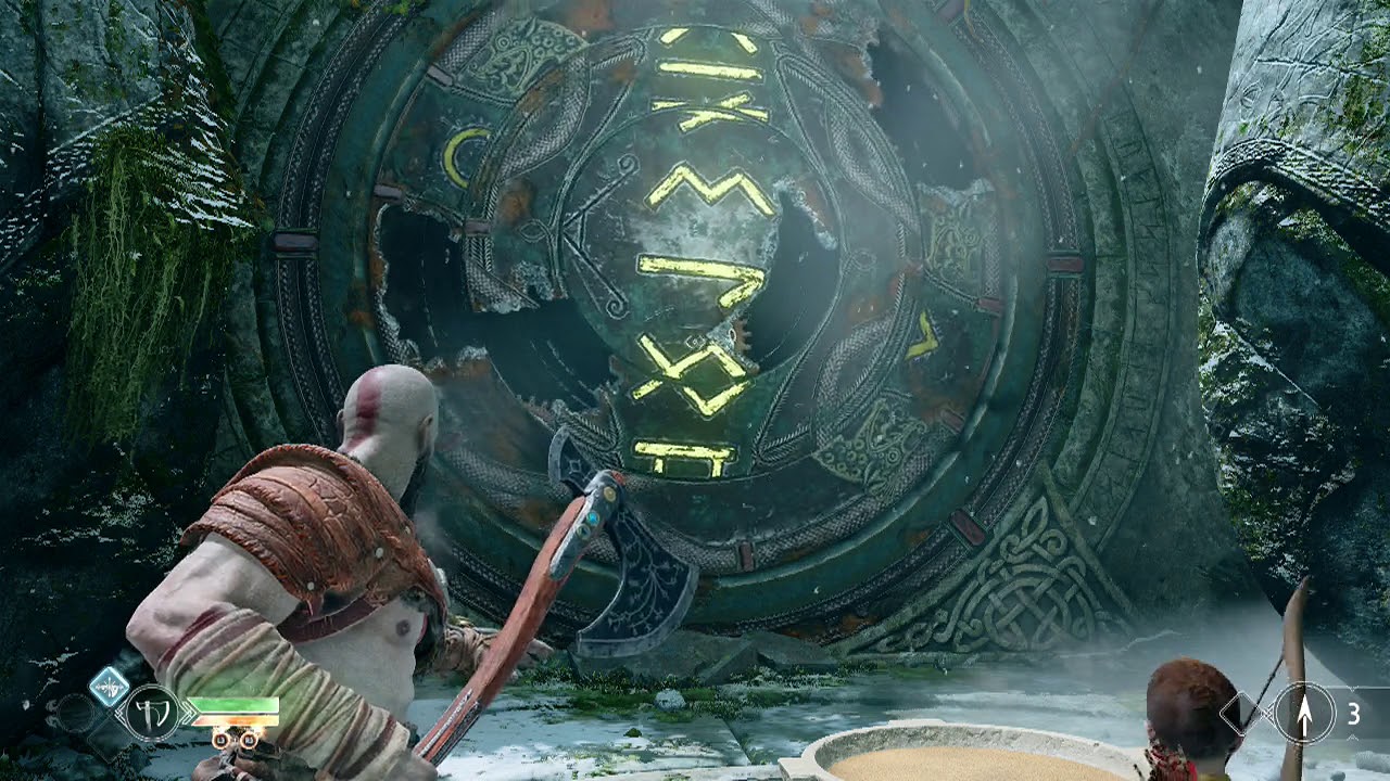 God of War Turn Align Rune Wheel