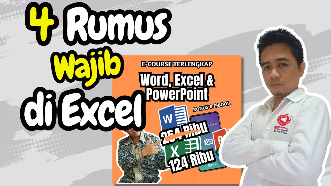 4 Rumus Wajib di Excel yang Jarang Diketahui (COUNT, COUNTA, COUNTIF ...