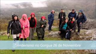 Senderismo río Gorgua 26 noviembre
