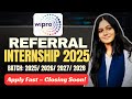 Wipro Internship Mass Hiring - 2025 | Complete Guide |Software Engineer | Applications Closing soon!
