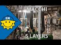 Macchi 5 layers co extruder for plastic film  euro machinery