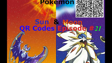 Pokemon Sun and Moon QR Codes Part 21