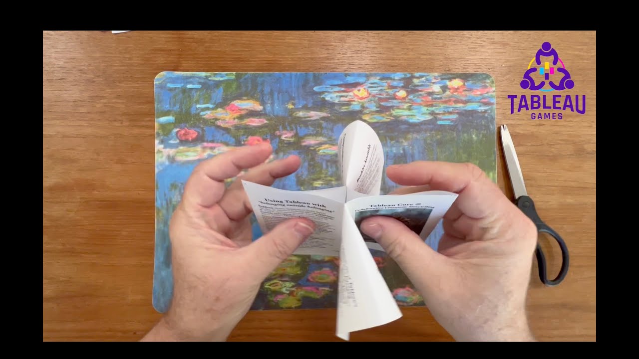 Homemade Tableau How to Assemble a Tableau Booklet 📖 - YouTube