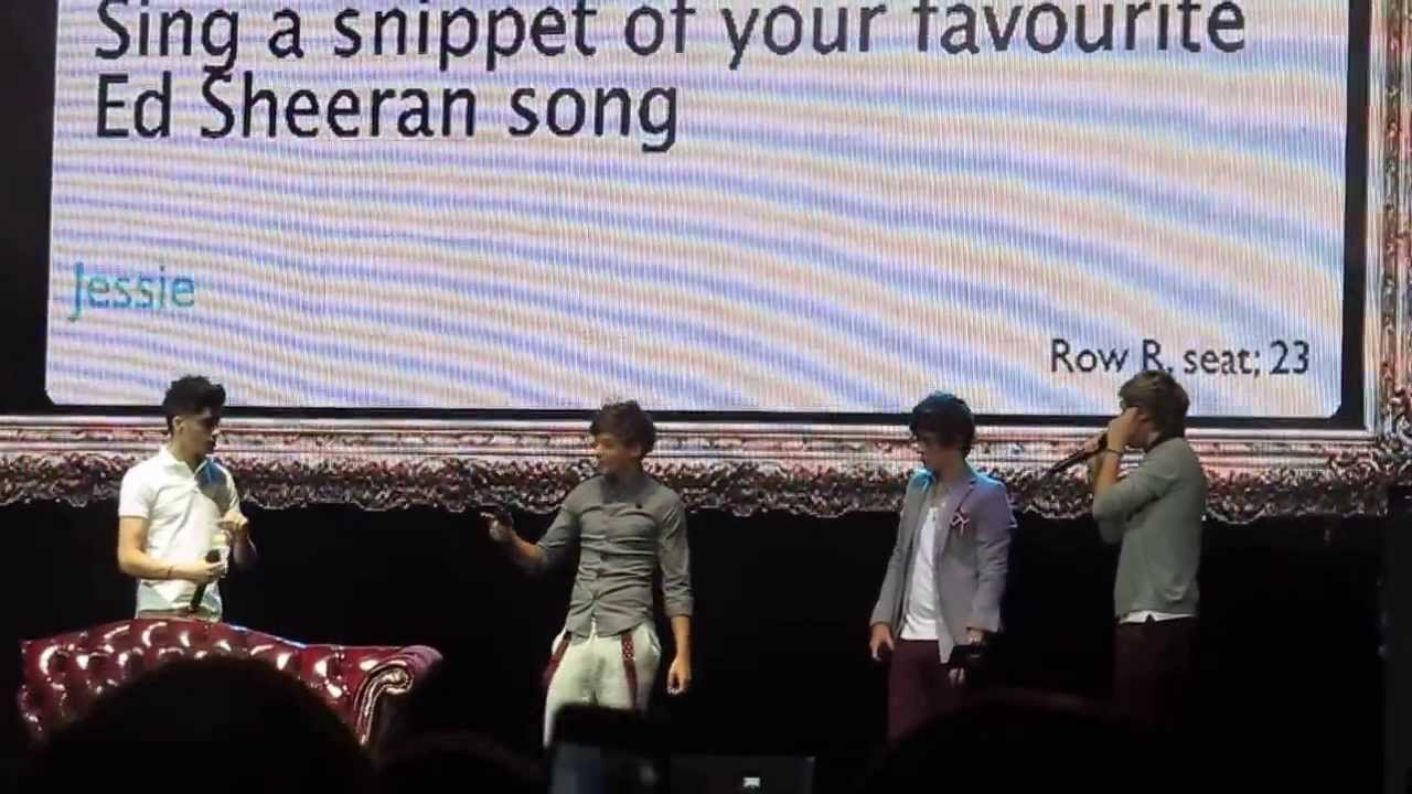 Niall Horan Singing 
