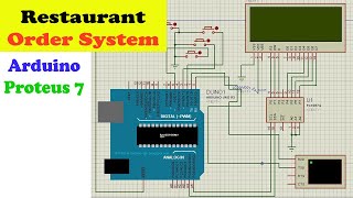 Restaurant Ordering System Using Arduino and Proteus