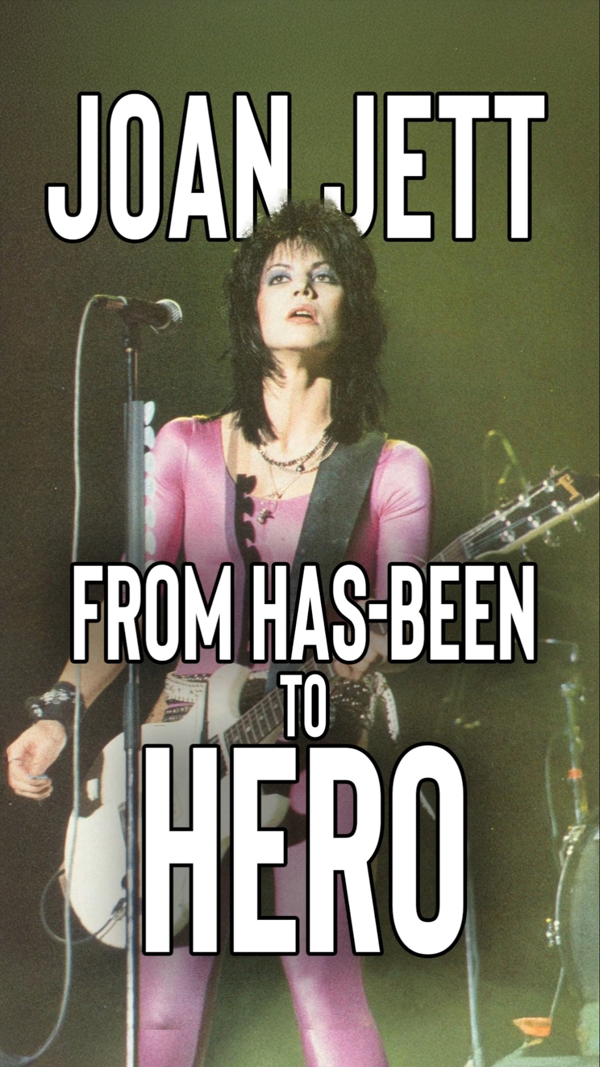 Joan Jett Triumphs over Rejection and Makes Rock History #joanjett