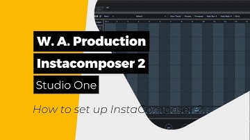W. A. Production - InstaComposer 2 - How to set up InstaComposer 2 in Studio One