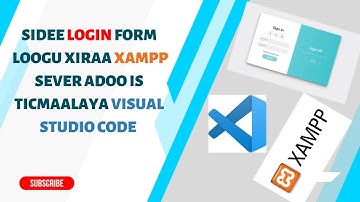 php login form sidee xampp logu xiraa with mysql database
