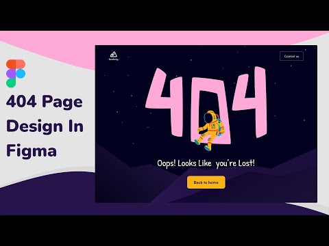 404 Page Design In Figma Step By Step In Figma | UI Tutorials | Figma Tutorials